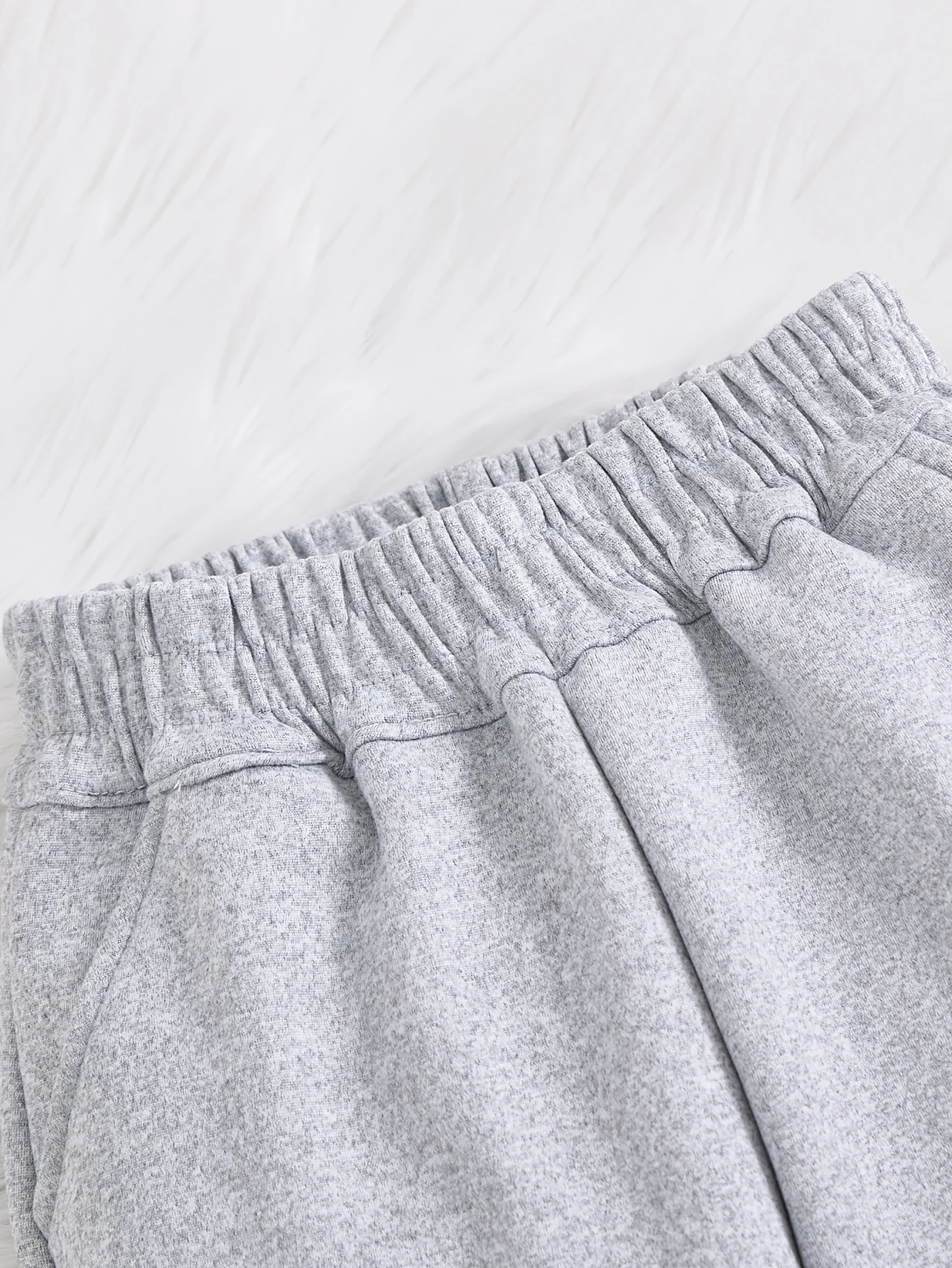 Girls Warm-Padded Long Pants Autumn Winter Rabbit Patterned Trousers for Kids.Full elastic waistband - Image 4